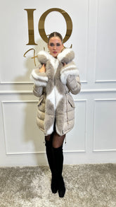 Haina parka Bianca Beige